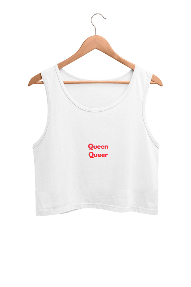 Queen Queer Crop Tank Top