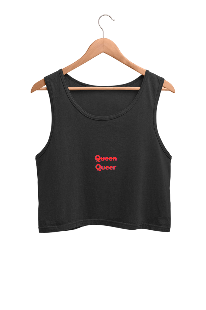 Queen Queer Crop Tank Top