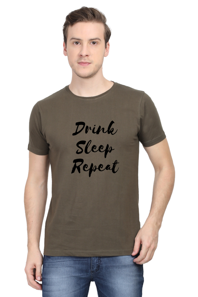 Drink Sleep Repeat Tee Shirt For Men