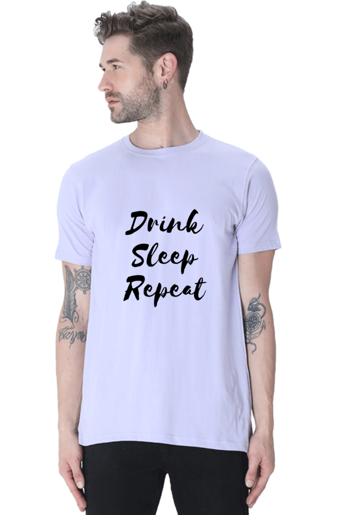 Drink Sleep Repeat Tee Shirt For Men