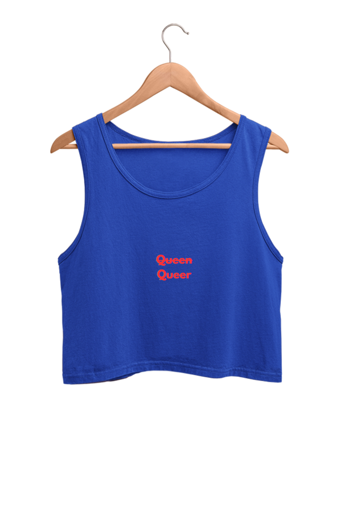 Queen Queer Crop Tank Top