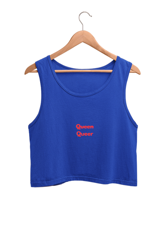 Queen Queer Crop Tank Top